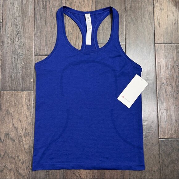 Lululemon NWT Swiftly Tech Racerback Tank Top 2.0 *Hip Length Larkspur - Picture 1 of 8